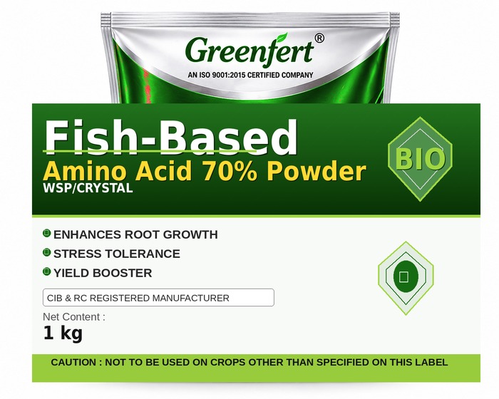 Greenfert Fish-Based Amino Acid 70% Powder — POWDER packaging bag