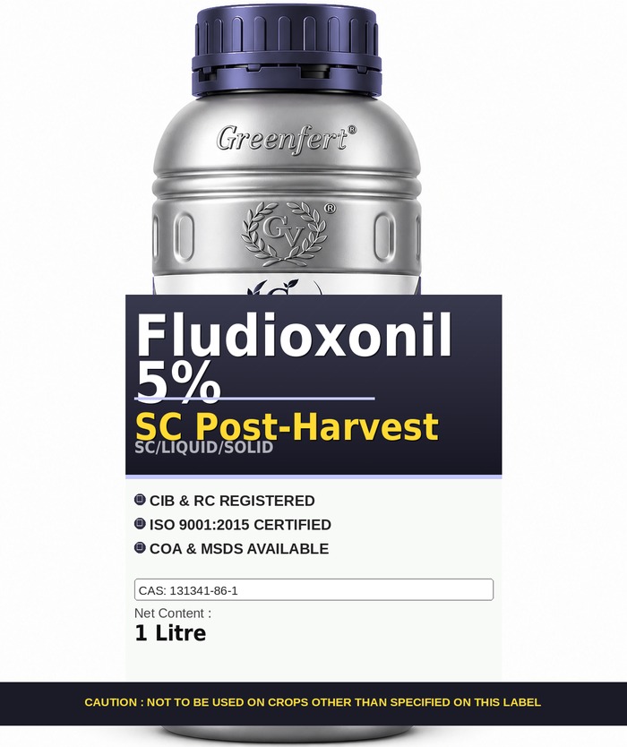 Greenfert Fludioxonil 5% SC Post-Harvest — HARVEST packaging bag