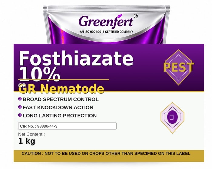 Fosthiazate 10% GR Nematode — bottle packaging