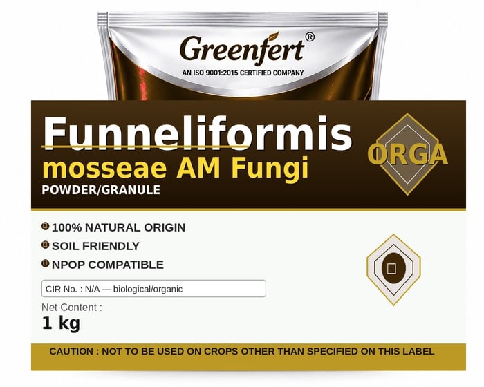 Greenfert Funneliformis mosseae AM Fungi — FUNGI packaging bag