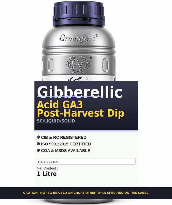 Greenfert Gibberellic Acid GA3 Post-Harvest Dip — DIP packaging bag