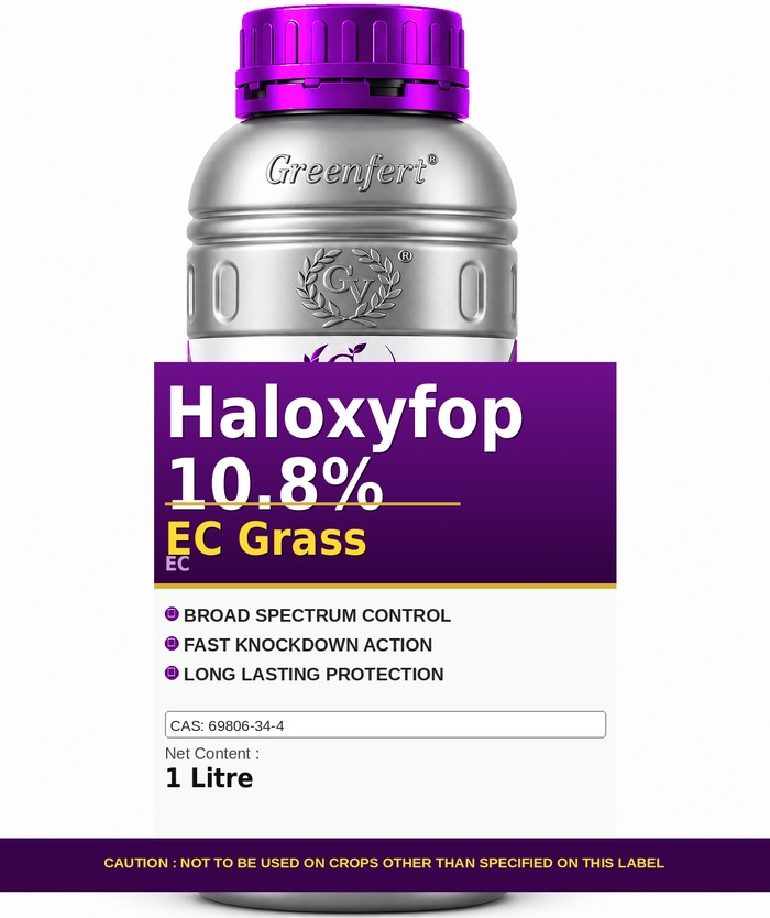 Haloxyfop 10.8% EC Grass — bottle packaging