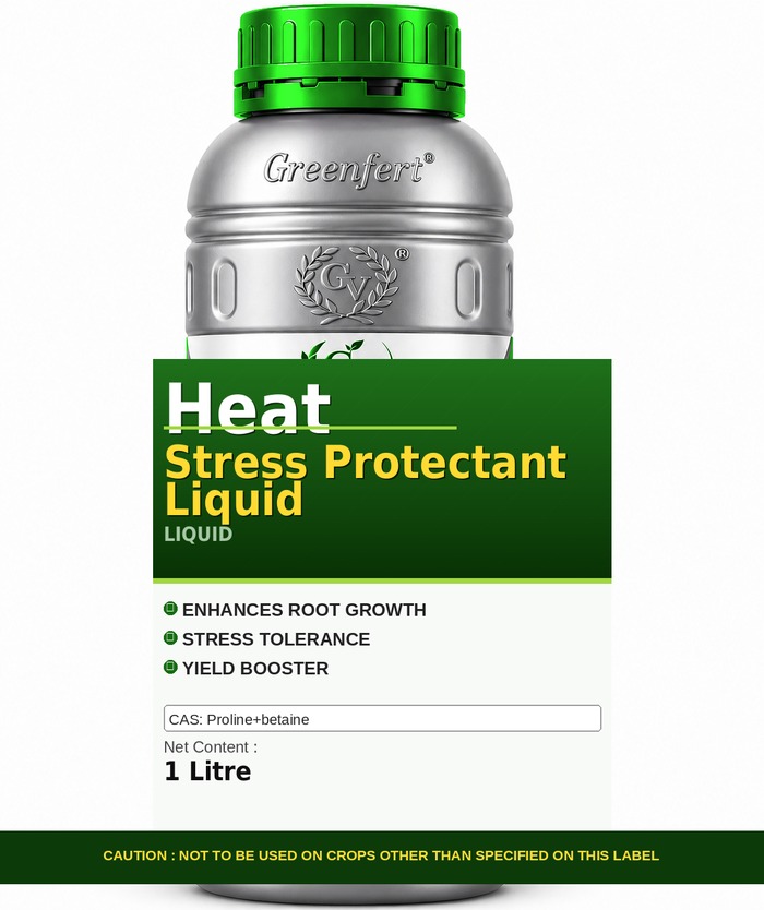 Greenfert Heat Stress Protectant Liquid — bottle packaging