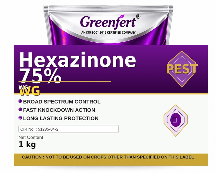 Hexazinone 75% WG — WG packaging bag