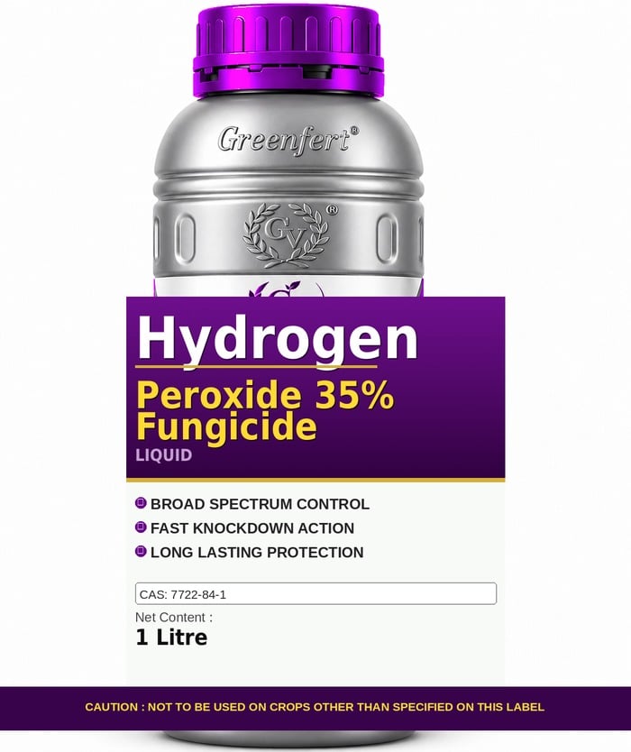 Hydrogen Peroxide 35% Fungicide — bottle packaging