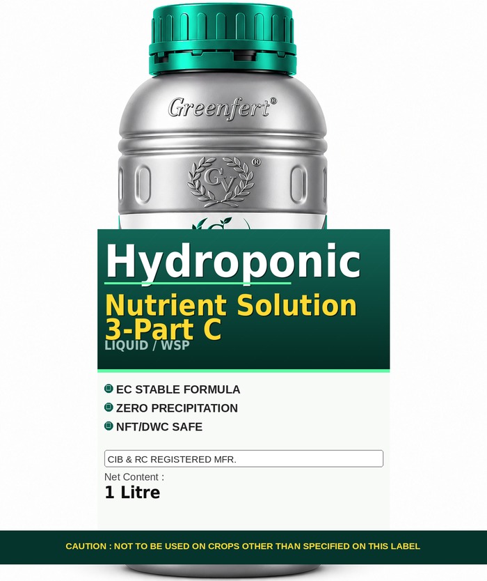 Greenfert Hydroponic Nutrient Solution 3-Part C — C packaging bag