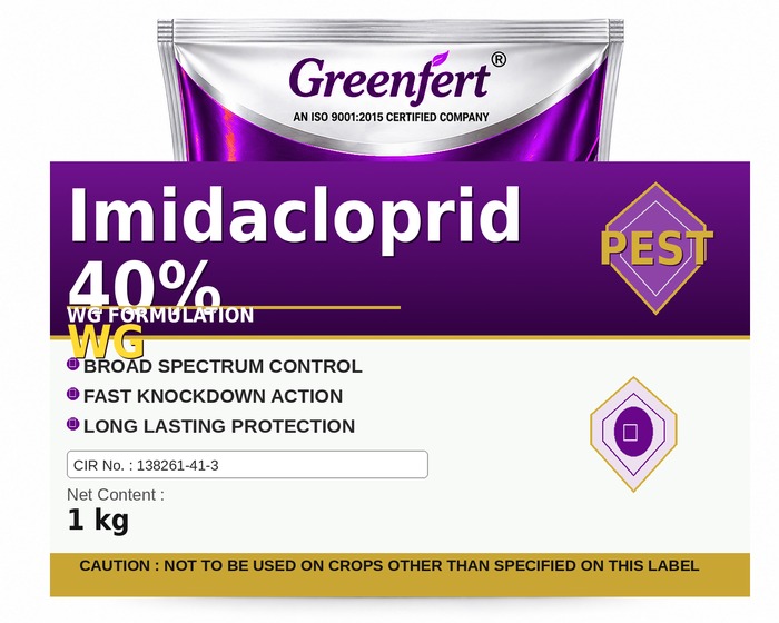 Imidacloprid 40% WG — WG packaging bag