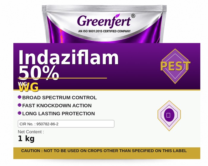 Indaziflam 50% WG — WG packaging bag