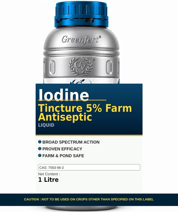 Iodine Tincture 5% Farm Antiseptic — bottle packaging