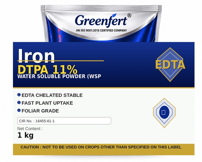 Greenfert Iron DTPA 11% — 11 packaging bag