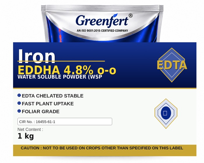 Greenfert Iron EDDHA 4.8% o-o — O packaging bag