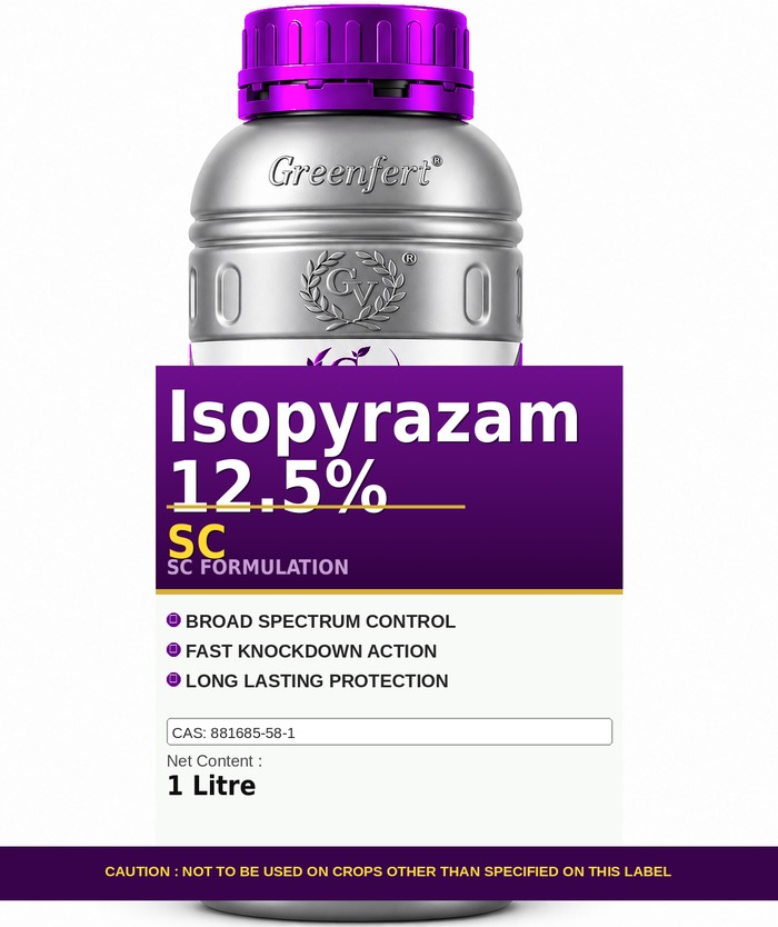Isopyrazam 12.5% SC — bottle packaging