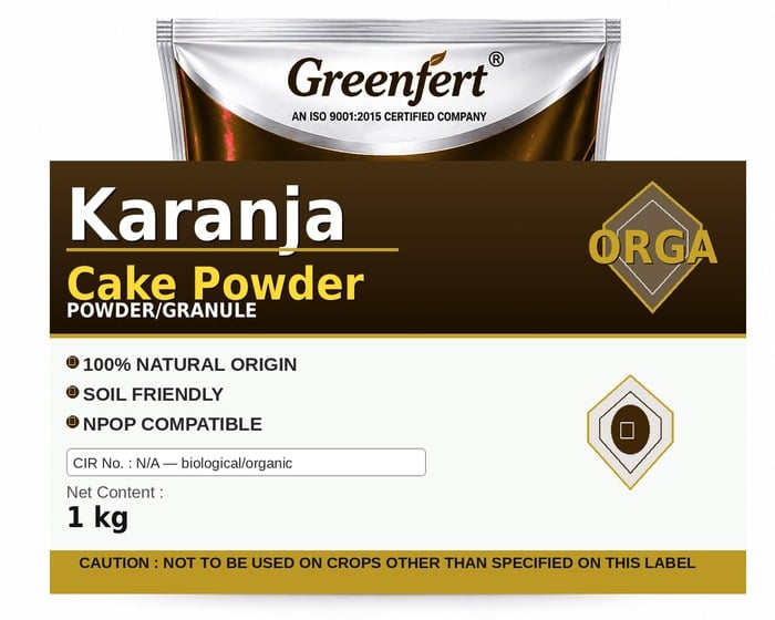 Greenfert Karanja Cake Powder — POWDER packaging bag