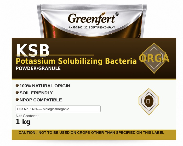Greenfert KSB Potassium Solubilizing Bacteria — BACTERIA packaging bag