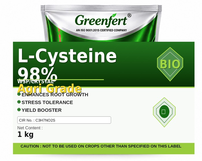 Greenfert L-Cysteine 98% Agri Grade — GRADE packaging bag