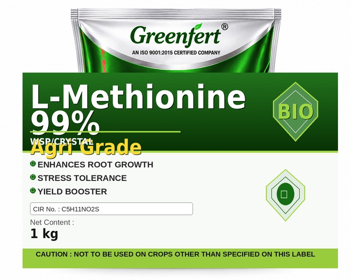 Greenfert L-Methionine 99% Agri Grade — GRADE packaging bag