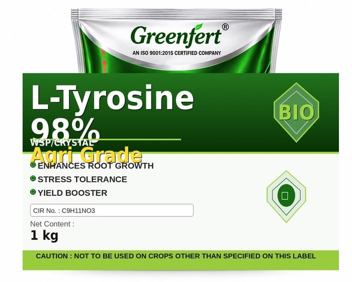 Greenfert L-Tyrosine 98% Agri Grade — GRADE packaging bag