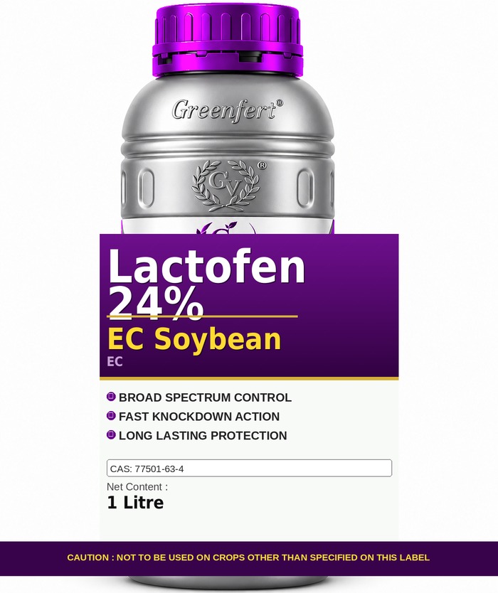 Lactofen 24% EC Soybean — bottle packaging