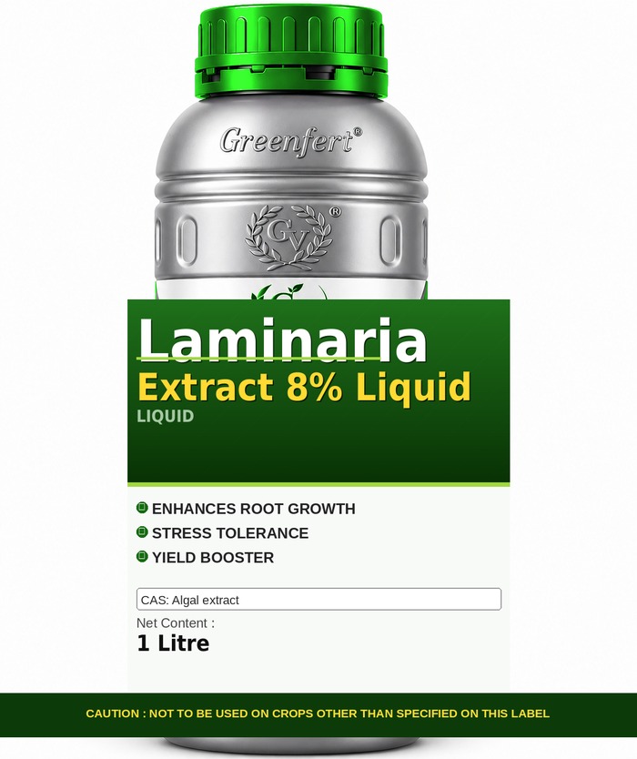 Greenfert Laminaria Extract 8% Liquid — bottle packaging