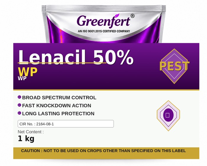 Lenacil 50% WP — WP packaging bag