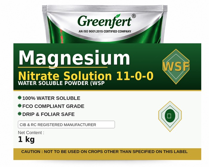 Greenfert Magnesium Nitrate Solution 11-0-0 — 0 packaging bag