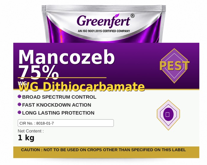 Mancozeb 75% WG Dithiocarbamate — DITHIOCARBAMATE packaging bag