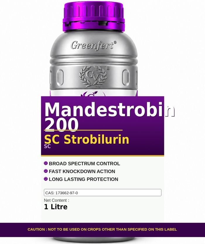 Mandestrobin 200 SC Strobilurin — bottle packaging