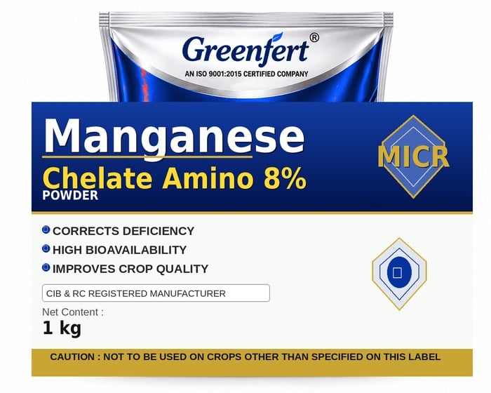 Greenfert Manganese Chelate Amino 8% — 8 packaging bag