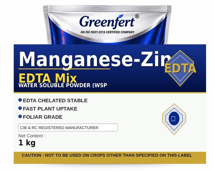 Greenfert Manganese-Zinc EDTA Mix — MIX packaging bag