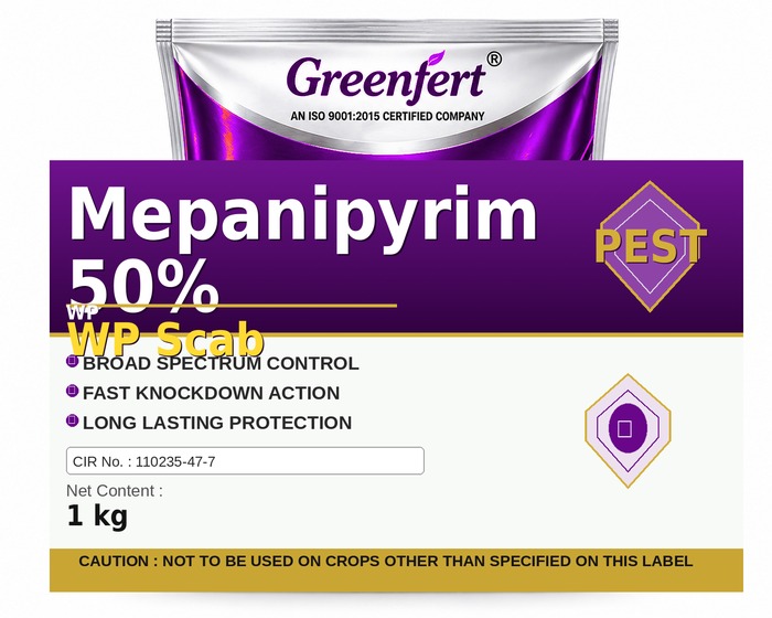 Mepanipyrim 50% WP Scab — SCAB packaging bag