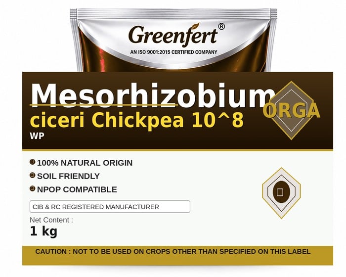 Greenfert Mesorhizobium ciceri Chickpea 10^8 — 8 packaging bag