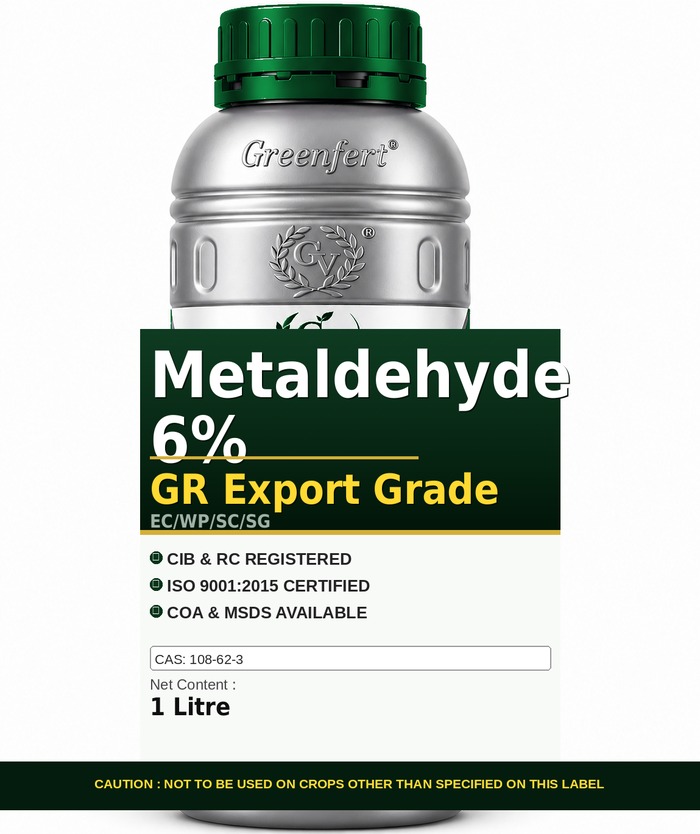 Greenfert Metaldehyde 6% GR Export Grade — GRADE packaging bag