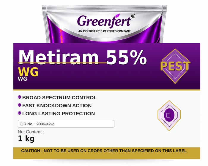 Metiram 55% WG — WG packaging bag