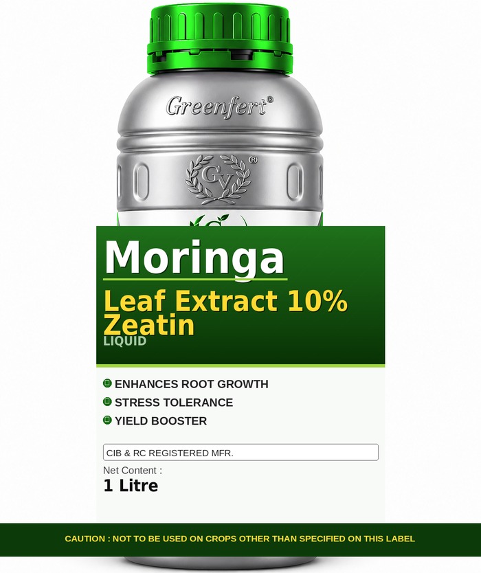 Greenfert Moringa Leaf Extract 10% Zeatin — bottle packaging