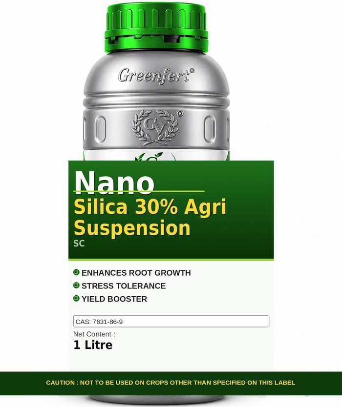 Greenfert Nano Silica 30% Agri Suspension — bottle packaging