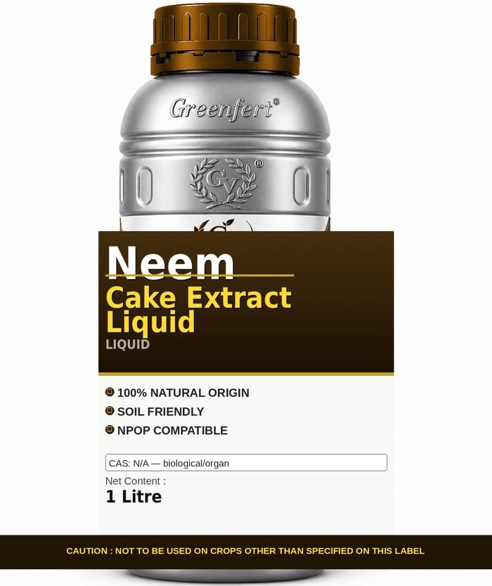 Greenfert Neem Cake Extract Liquid — bottle packaging