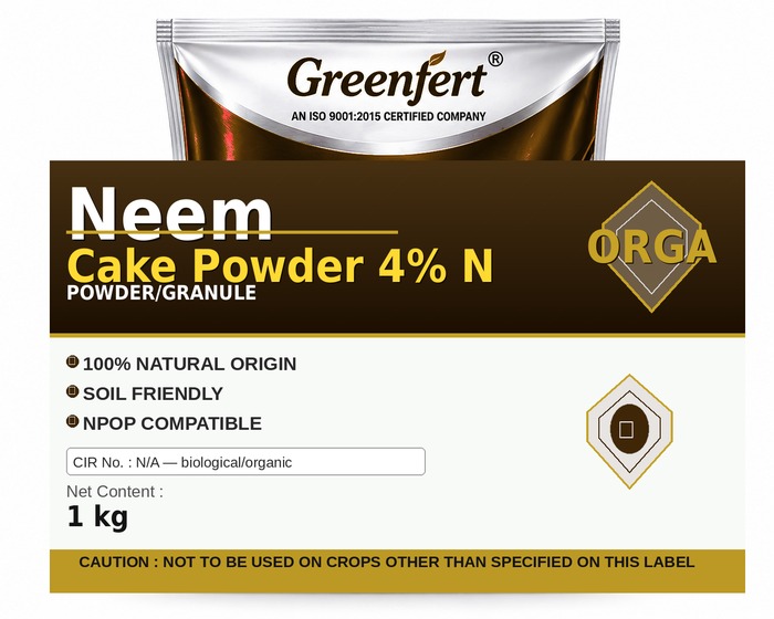 Greenfert Neem Cake Powder 4% N — N packaging bag