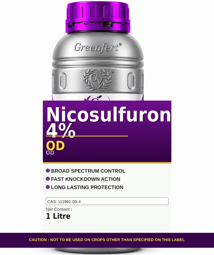 Nicosulfuron 4% OD — bottle packaging