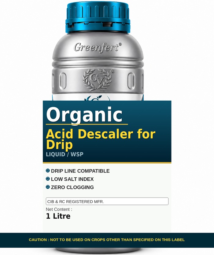 Greenfert Organic Acid Descaler for Drip — DRIP packaging bag