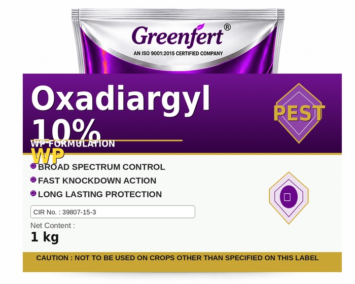 Oxadiargyl 10% WP — WP packaging bag