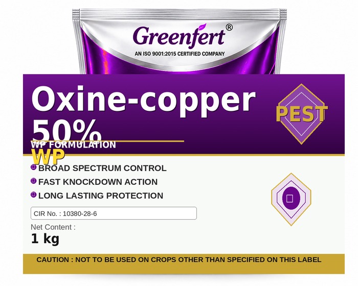 Oxine-copper 50% WP — WP packaging bag