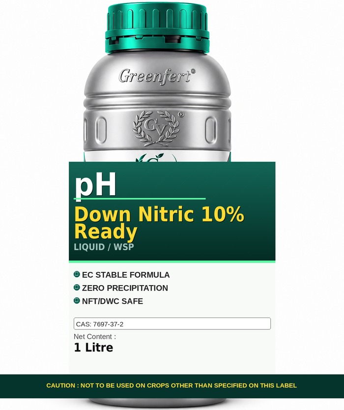 Greenfert pH Down Nitric 10% Ready — READY packaging bag