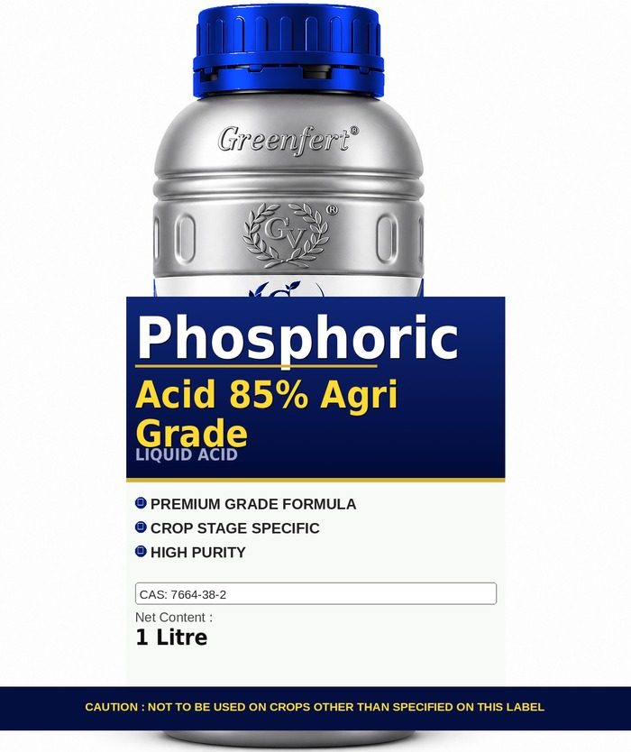 Greenfert Phosphoric Acid 85% Agri Grade — bottle packaging