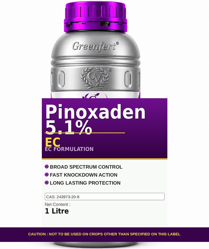 Pinoxaden 5.1% EC — bottle packaging