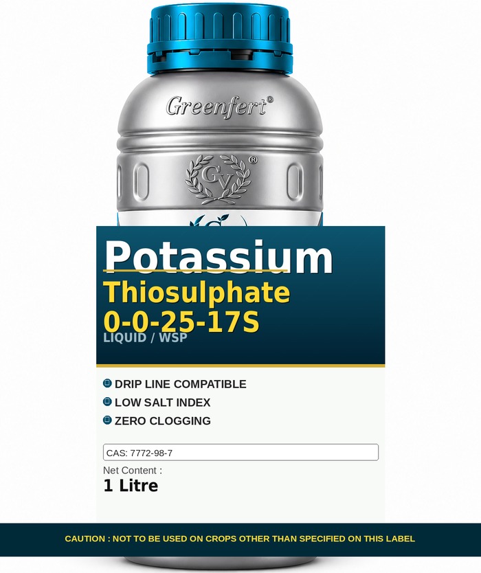 Greenfert Potassium Thiosulphate 0-0-25-17S — 17S packaging bag