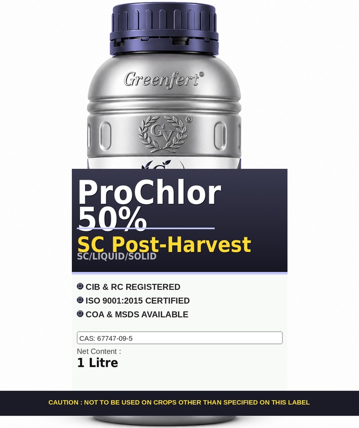 Greenfert ProChlor 50% SC Post-Harvest — HARVEST packaging bag