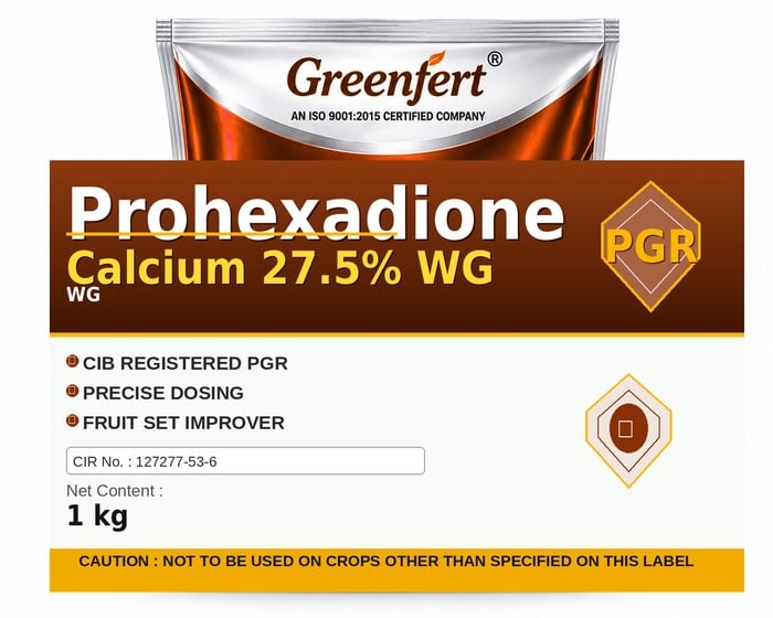 Greenfert Prohexadione Calcium 27.5% WG — WG packaging bag