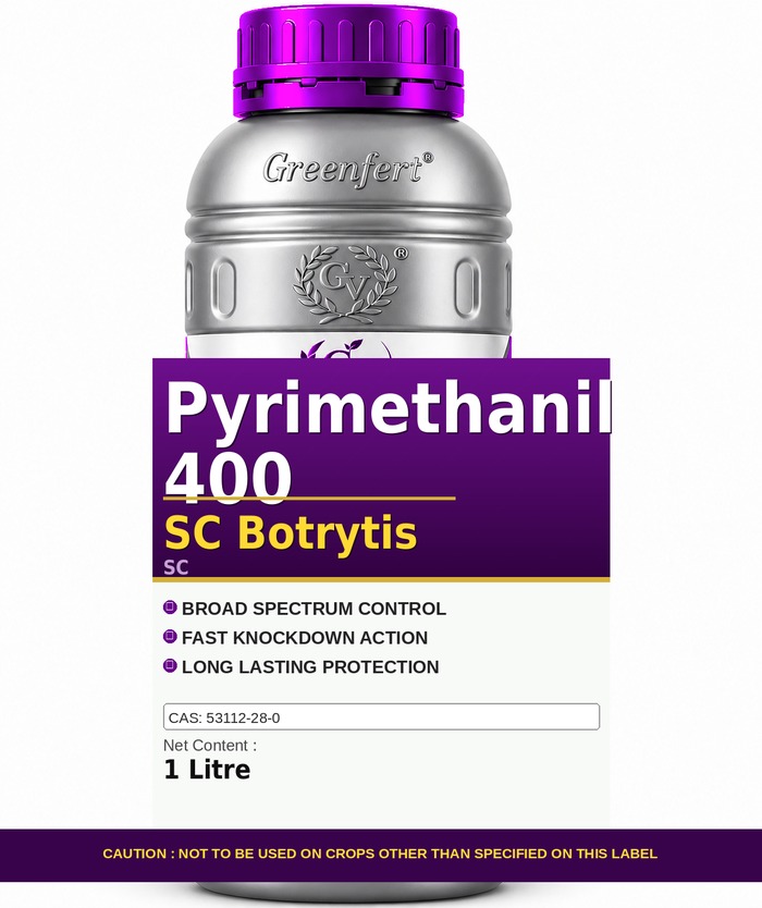 Pyrimethanil 400 SC Botrytis — bottle packaging