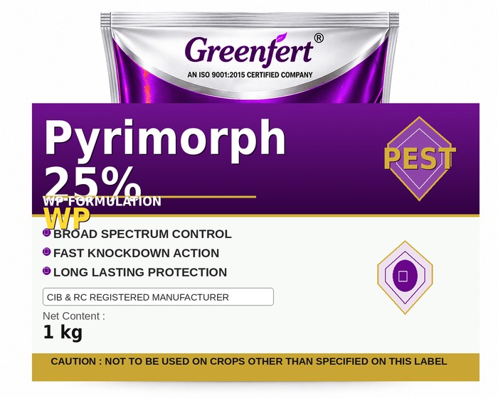 Pyrimorph 25% WP — WP packaging bag