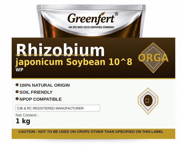 Greenfert Rhizobium japonicum Soybean 10^8 — 8 packaging bag